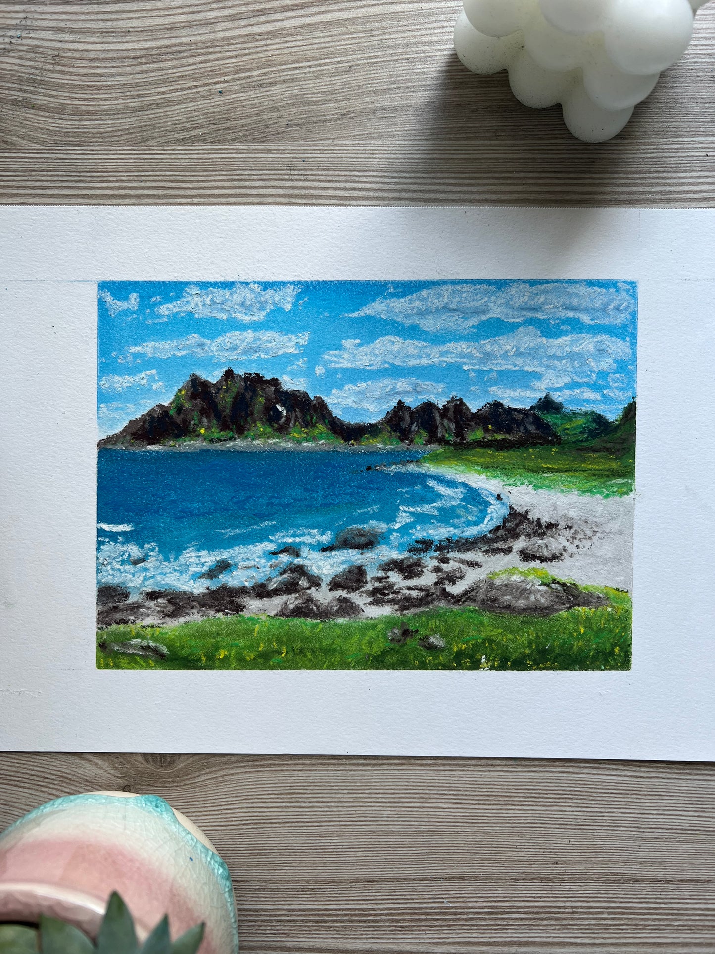 Over Windswept Coast